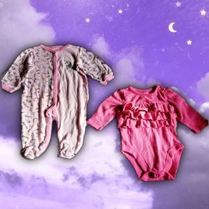 Cute Pink Baby Girl Clothes Bundle